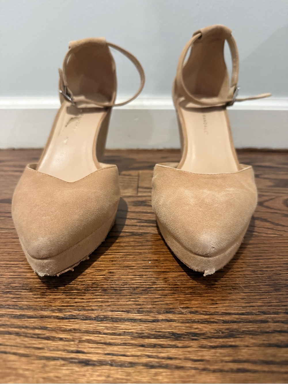 Loeffler Randall Suede D’Orsay Wedges
